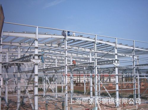 上海加工订做安装钢结构厂房仓库工棚,大型钢结构建筑图片_10